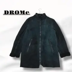 【高級イタリア製】ドローム リアルムートンコート ジャケット XL Z8773☆