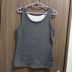 裏起毛　グレー タンクトップ Mサイズ