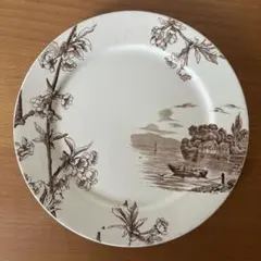 短期出品 2枚セット フランスアンティーク クレイユモントロー レリーフ Creil & Montereau クレイユ＆モントロー レリーフ グリザイユ