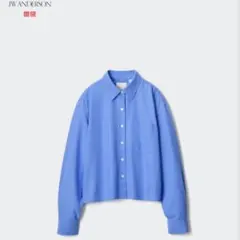 ユニクロ オックスフォードシャツ ブルー