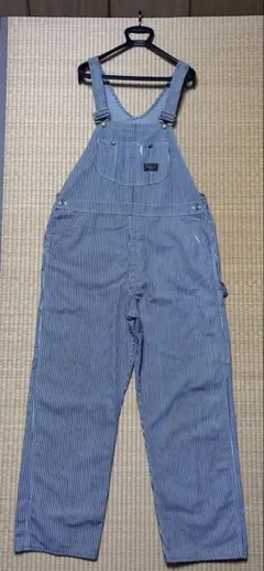 70s Sears ヒッコリーオーバーオール ダブルニー ツールポケット