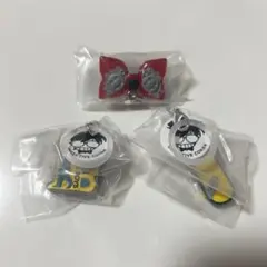 名探偵コナン　めじるしアクセサリー3 変声機　探偵バッジ　スケートボード　3点