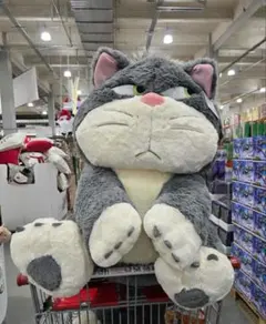 コストコ ルシファー 特大ぬいぐるみ ブランケット付き クリスマスプレゼントに