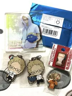 ハイキュー　月島蛍　コースター　ストラップ　ピンズ　チャーム