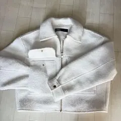 ZARA オフホワイト ジャケット