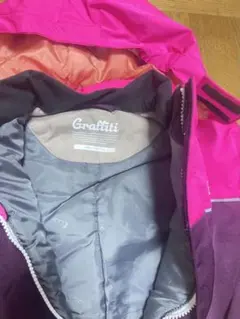 Graffiti 子ども用スノーボードウェア ピンク/パープル