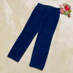 【UNIQLOユニクロ】ウルトラストレッチデニムクロップドレギンスパンツ 紺M