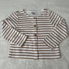 PETIT BATEAU ラメマリニエールカーディガン 4ans 104cm