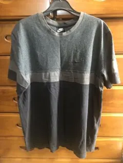 Nike グレー/ブラック Tシャツ Lサイズ　ボーダー