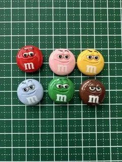 M&M'sキャラクター デコレーションパーツ 6個セット