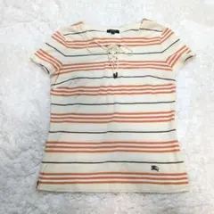 BURBERRY　バーバリー　ストライプTシャツ　ホースロゴ　2