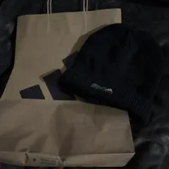 adidas ブラック ニット帽 フリーサイズ