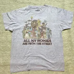 Sesame Street Tシャツ L〜XL グレー 古着のサムネイル