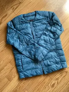 WASHABLE DOWN Lサイズ 青 ワークマンのサムネイル