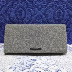 ✳未使用「クラッチバッグ」グレー・布製品 ✳昔三越で購入した品のようです✳