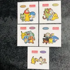 ポケモン デコキャラシール 198弾 5枚セット