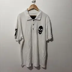 PHILIPP PLEIN スカル刺繍 ポロシャツY2K 00s archive