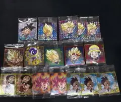ドラゴンボール超戦士ウエハース超絶感謝の十周年17枚セット【匿名配送】