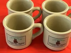 【未使用】COUNTRY FARM マグカップ4個セットくまカントリー雑貨