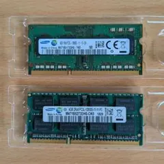 Samsung 4GB メモリ 2枚