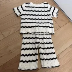 H&M ベビー 半袖ニット セットアップ 6Mのサムネイル