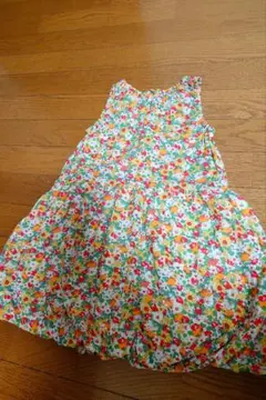 花柄 ノースリーブワンピース 120cm ブランシェス子供服
