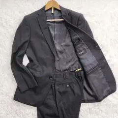 【極美品】バーバリーブラックレーベル スーツ セットアップ ブラック M