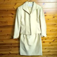 アンサンブル　３点セット　ジャケット　ワンピース　スカート　M　フォーマル　花柄