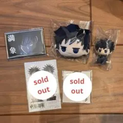 呪術廻戦 伏黒恵 百均 Seria DAISO CanDo アクキー ぬいぐるみ