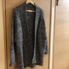 ニットカーディガン ロングカーディガン