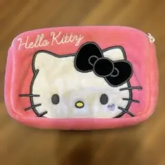 ハローキティ　ポケットティッシュケース　ミニポーチ　ピンク