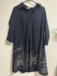 rivet & surge 紺色シャツ