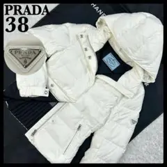 極美品⭐︎PRADA⭐︎プラダ/ダウンベスト/レディース40サイズM 中古・古着通販】PRADA (プラダ) ダウンベスト ネイビー サイズ