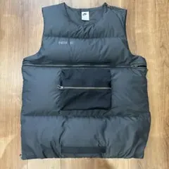 【y2k】Nike ブラックダウンベスト
