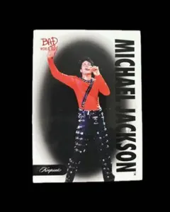 激安❗️Michael Jackson BAD WORLD TOURカード