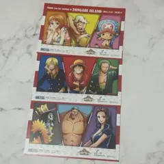 ONE PIECE ワンピース　東京タワー　サンクスカード　麦わらの一味