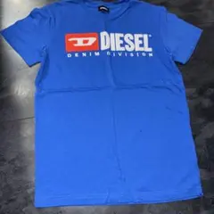 DIESEL Tシャツ ブルー ロゴ刺繍のサムネイル