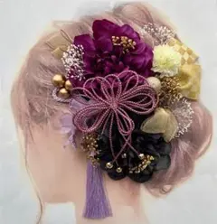 愛らしい髪飾り 結婚式 卒業式 成人式 ウエディング 和装髪飾り