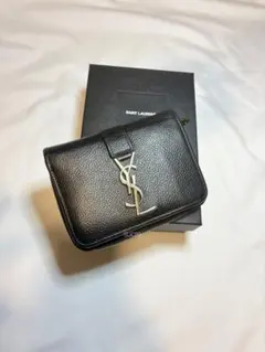 SAINT LAURENT ラージジップウォレット YSLライン 二つ折り財布のサムネイル