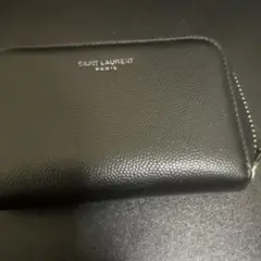 ◇極美品◇サンローラン 長財布 グレインレザー ブラック カサンドラ
