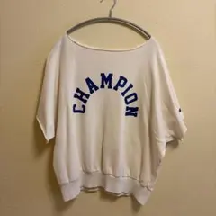 Champion 半袖カットオフスウェット ホワイトのサムネイル