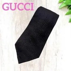 GUCCI グッチ ネクタイ 濃紺GG柄 シルク　美品♡のサムネイル