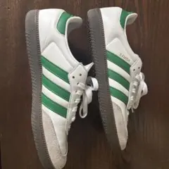 adidas SAMBA White Green 25.5cm サンバ　グリーンのサムネイル