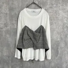 Sonny Label ビスチェ付き　ドッキングプルオーバー　カットソー　フリーのサムネイル