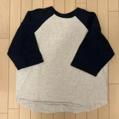 SCREEN STARS ラグランスリーブTシャツ Mサイズ グレー/ネイビー