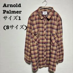 【Arnold Palmer】オーバーサイズ チェックシャツ サイズ1