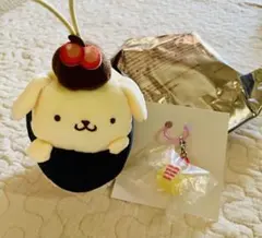 ポムポムプリン いくら　スシロー　マスコット エビ　チャーム