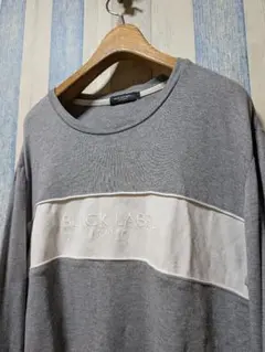 ブラックレーベルクレストブリッジ ストレッチ混 ロゴ ロンT L