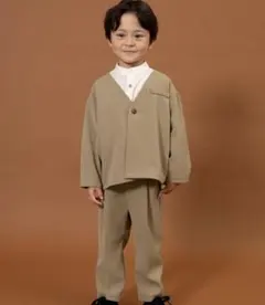 BREEZE フォーマルセットアップ　90サイズ　入学式　卒業式　ベージュ