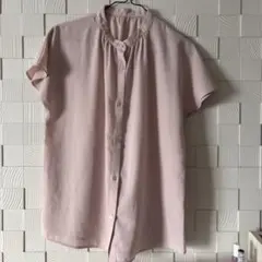 GU 半袖シャツ ピンク Sサイズのサムネイル
